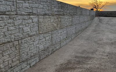 Aménagement mur blocs béton à Fleurey sur Ouche
